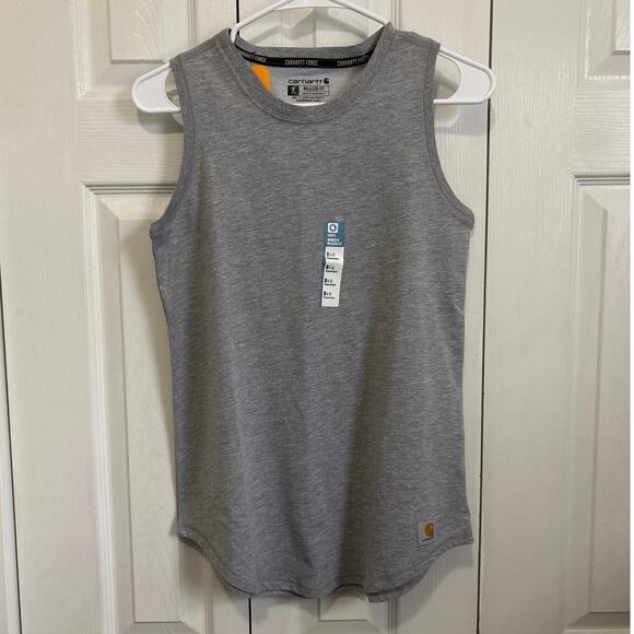 Carhartt NWT Force Relaxed Fit Midweight Women's Gray Tank Small - Picture 1 of 10